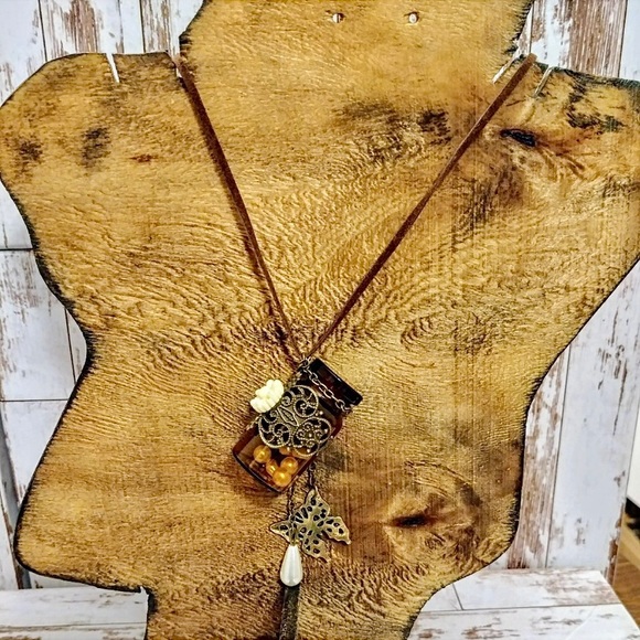 Wish Bottle Charm Necklace - Picture 4 of 4